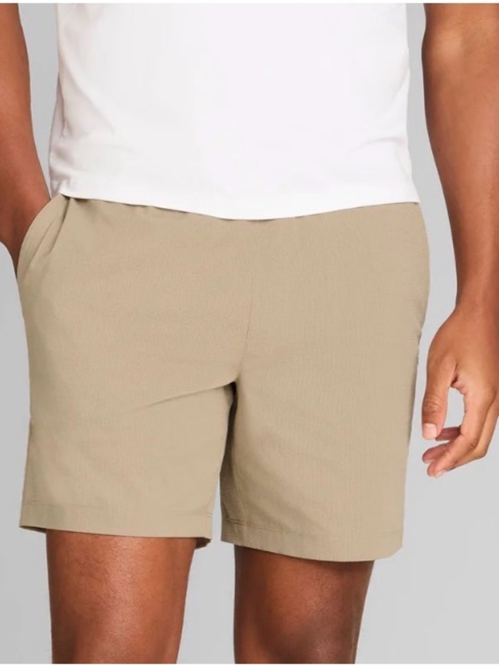 Tommy John Khaki Flat-Front Men's Shorts #58